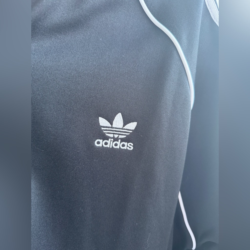 Adidas Dark Gray Zip-Up Jacket - Picture 2 of 5
